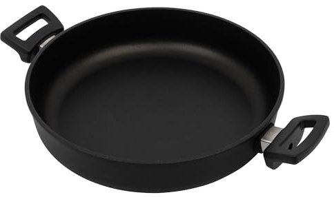 MaxxGoods by Eurolux Alu-Guss Kasserolle | Ø 32cm | Für alle Herdarten - auch Induktion | wählbar mit/ohne Glasdeckel | Mit Sicherheitsgriffen | Backofenfest bis 240°C | (Ø 32cm)