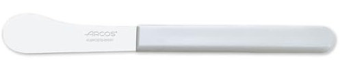 Arcos Utensilios Profesionales - Cuchillo para Mantequilla - Acero Inoxidable 70 mm - Mango de ABS - Color Blanco