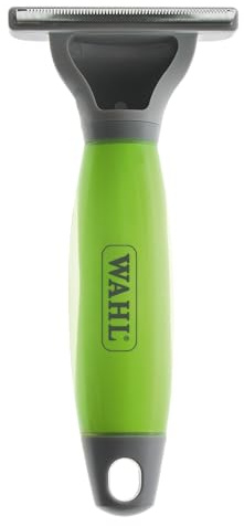 Wahl 2999-7195 Unterwollkamm, grün | Ergonomischer, komfortabler Griff, Entfernung der Unterwolle, kurzhaarige Rassen, Zähne aus Edelstahl