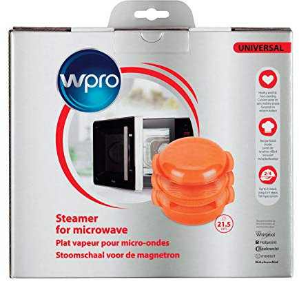 Whirlpool STM006 Vaporiera rotonda per forno a microonde Colore Arancione (arancione)