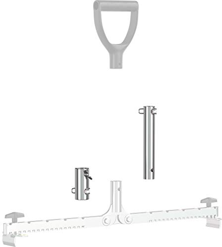LANGFIT® Zubehör - Verlängerungs-Set 17cm für Plattenheber mit normalem Griff - Schonend für Rücken und Hüfte! Tragkraft bis 60kg - Made in Germany - MS-PH-VS170