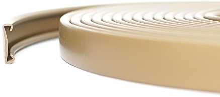 15m PVC Handlauf Treppenhandlauf Kunststoffhandlauf 40x8 mm gold