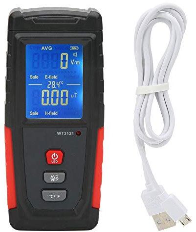 Elektrischer und magnetischer Strahlungsdetektor LCD Mini EMF Tester Messgerät Telefon Computer Elektromagnetischer Strahlungsdetektor