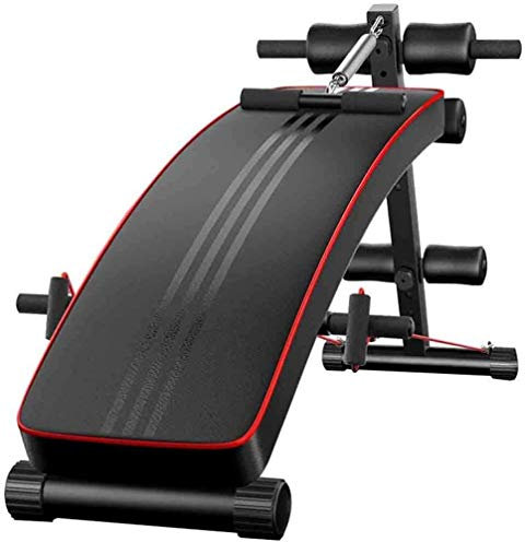 SMSOM Trainingsbank, einstellbare Gewichtsbank mit breiteren Rückenlehne/Sitz for Ganzkörper-Training Home Gym Krafttraining Drücken Sie mit leichtem Falten, multifunktionalen Fitnessgeräten