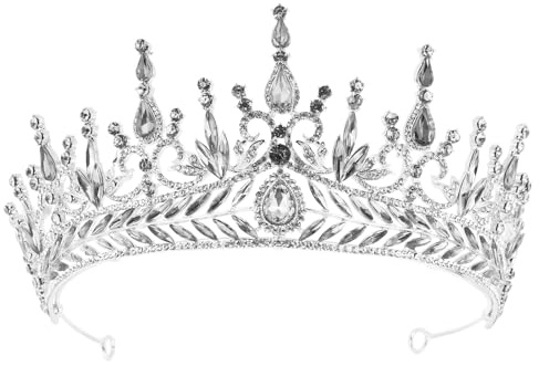 Lurrose Brautkrone Strass Für Damen Hochzeit Kopfschmuck Schicke Krone Für Partys Und Tanzveranstaltungen