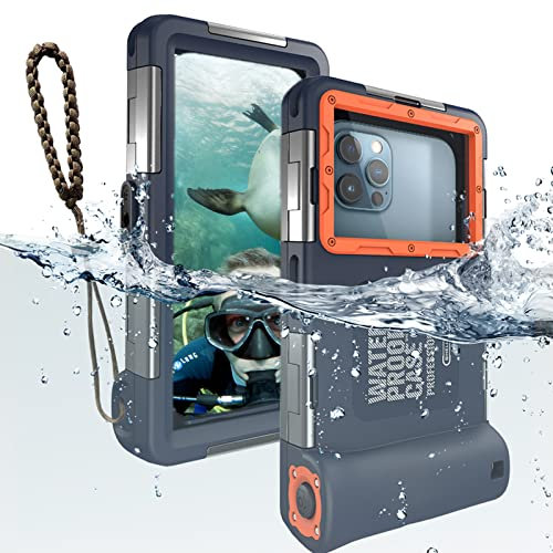 FocRelaxer IPX8 wasserdichte Handyhülle Universal Unterwasser Wasserfeste Handytasche Schwimmen Tauchen Wasserschutzhülle für iPhone 15 13 11 Samsung S24 Huawei Google OnePlus Xiaomi LG,6.9 Zoll
