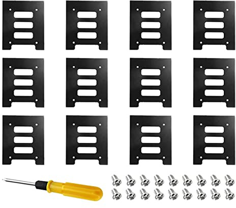 SOLUSTRE 12stücke Festplattenhalterungen Für -ssd Und HDD-festplattenadapter Aus Hochwertigem Eisen Gefertigt Robust Und Bruchfest Für -laufwerksschacht