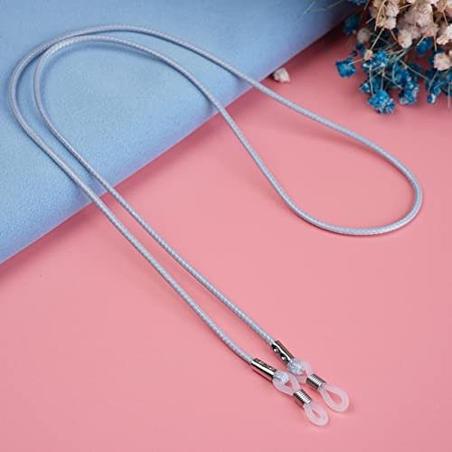 Brillenkette 68 cm Outdoor Brillenketten Sonnenbrillenkette Halter Sportband Riemen Gürtelschnur Für Brillenketten Brillen Männer Frauen Accesso Grau