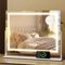 YITAHOME Espejo de Maquillaje con iluminación, Espejo de Hollywood con 3 Colores de Temperatura LED, Espejo cosmético con Control táctil, USB 10 aumentos, para Dormitorio, tocador