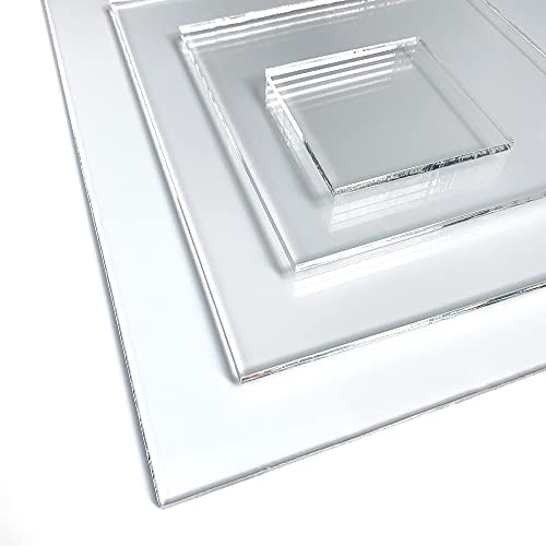 Signalétique.biz France Plaque acrylique PMMA transparente 2 mm 40 x 10 cm