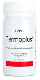 L2PH - Termoplús, Complemento Alimenticio a base de L-Carrnitina, Alga Wakame, Garcinia Cambogia, Guaraná y Naranja Amarga, Estimula el Metabolismo, Controla tu peso - 30 Cápsulas