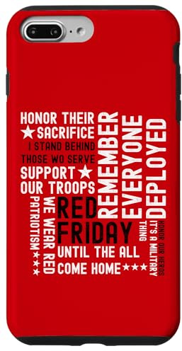 Remember Everyone Deployed R.E.D. Red Friday Case for iPhone 7 Plus/8 Plus