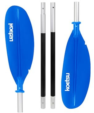 LYEAA 4-teiliges Kajak-Bootspaddel, verstellbares Doppelkopf-Surfpaddel aus Aluminiumlegierung, Stand-Up-Paddleboard-Paddel for Kanu-Kajakfahren