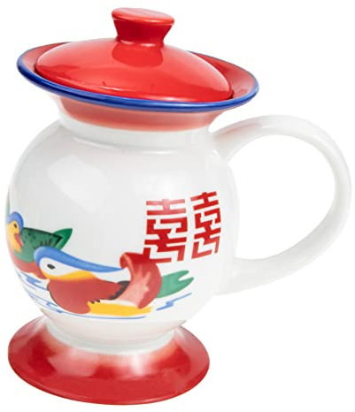 Cabilock Tasse en Céramique Rétro Poignée, Usage Maison ou Restaurant