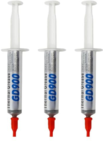 DUSKWINK 9g Thermal Grease Paste 3-Pack | High-Conductivity CPU Thermal Compound | Heat Transfer Gel for Heatsink, IC and Universal Cooling Devices