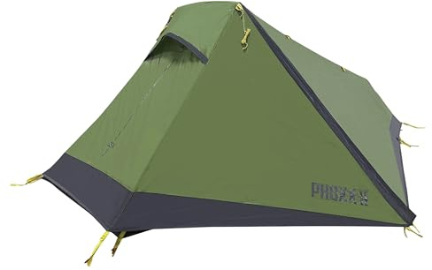 OEX Phoxx II 2 Man Technical Tent with Porch Area, 2 Person, Compact Pack Size, Lightweight & Easy to Pitch in 5 Minutes, Ideal for Backpacking, Hiking & Wild Camping, 5000mm HH (Green)