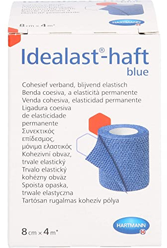IDEALAST-haft color Binde 8 cmx4 m blau 1 St