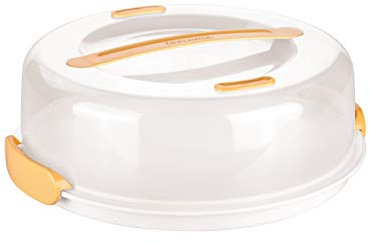 Tescoma 630841 Delicia Porta Torte Basso con Tavoletta Refrigerante, Diametro 34 cm