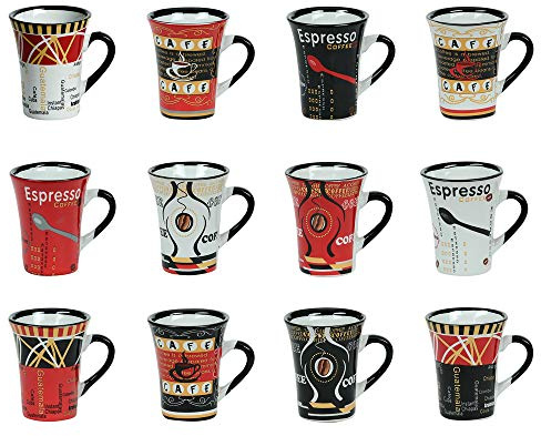 Table Passion - Coffret de 12 tasses à expresso Color 8 cl