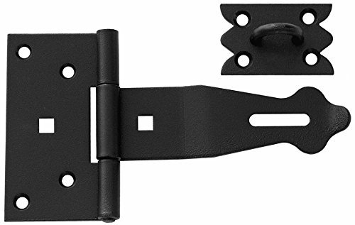 Überfalle Panzer Riegel Verschluss 160/35 Haspe Schwarz Pulverbeschichtung