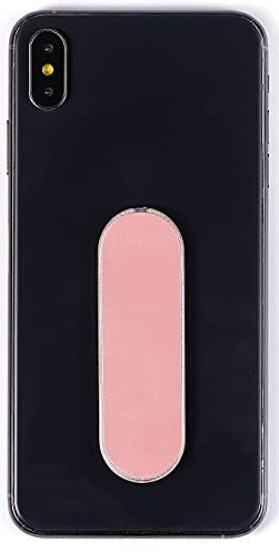 MOMO STICK - L'original! Support pour téléphone Portable et poignée pour Smartphones et tablettes– téléphone Portable Bague pour iPhone Samsung Huawei (Série - PU Or Rose)