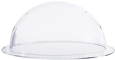 HMF 46728 Halbkugel aus Acryl mit Krempe, DIY Acrylhaube | Ø 28 cm | Transparent