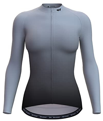 Wulibike Bike Jersey Womens Cycling Jersey Long Sleeve Shirts for Bicycle for Women