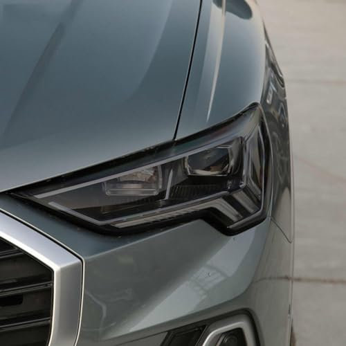 JCAKES Auto-Scheinwerfer-Tönungsfolie, schwarz, Schutzfolie, Rücklicht, transparenter TPU-Aufkleber, für Audi Q3 F3 RSQ3 Sportback ab 2019