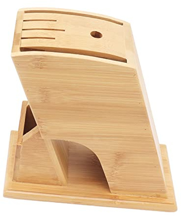 Topyond Porte-Couteau De Cuisine-Bloc De Couteaux en Bambou, Support De Rangement pour Couteaux pour la Cuisine à la Maison Et à Usage Professionnel