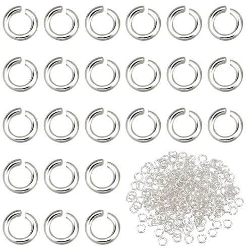 PH PandaHall 200 Stück 925 Biegeringe Aus Sterlingsilber Offene Biegeringe 2.5mm Schmuck Verbindungsring O Ringe Verbindungsring Verbindungsstücke Für Ohrringe Halsketten Armbänder Schmuck | Offene Sprungringe, Schmuckverbinder, Verbindungsringe für Halsketten, Armbänder, Schlüsselanhänger, Schmuck