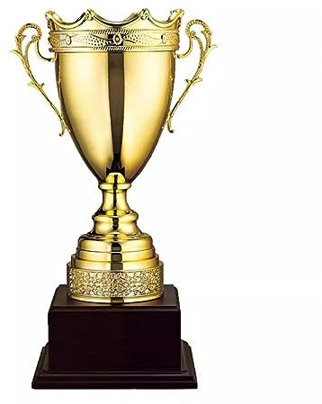 HLUONGTN Trofei Trofeo Campione Sovradimensionato Trofeo D'Oro, D'Argento e Di Bronzo per Basket, Calcio, Coppa Del Mondo/D/42X26.5Cm