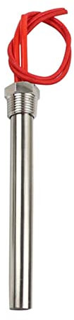 DHVIJA 220v Cartridge Heater Water Heating Element With 3/4(25mm) Thread Immersion Tubular Heater joyous(2KW 20x300mm)