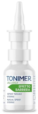 Tonimer Allergy Spray Nasale 20 ml – Effetto Barriera Contro Allergeni – Idratazione e Protezione Mucosa – Senza Conservanti – Coadiuvante Rinite Allergica