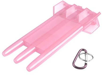Dart-Etui, Dart-Aufbewahrungsbox, Dart-Halterung | Das transparente Design von Esuis harten Darts ermöglicht transparente, langlebige und tragbare Darts, hot pink, Se référer au descriptif, Siehe