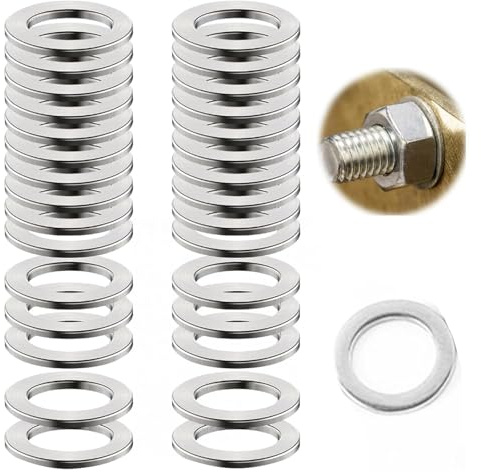 30Stück Fitschenringe Zimmertüren Spezial Tür Unterlegscheiben,Tür Unterlegscheiben Edelstahl,Beilagscheiben,Beilagscheibe,Edelstahl Türscharnier Montageringe,für Standard Zimmertüren(M10)