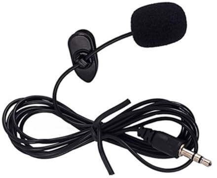 ERINGOGO Kleiner Mikrofon Sd01 Tragbar mit Clip und 3, 5-mm Klinkenstecker