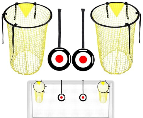 Mur de But de Football - Exercices cibles de Football pour - 1 Ensemble d'accessoires de Football faciles à Fixer et à détacher pour l'entraînement des Adolescents et des - Jeu de