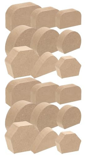 CORHAD 18 Moldes Pequeños Para Asas De Tazas Herramienta Para Hacer Asas De Tazas Molde Para Cerámica Color Marrón Claro
