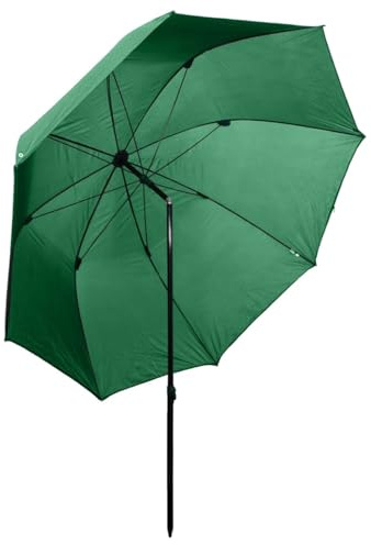 Ombrello da Pesca, Ombrello per Pesca Leggero Impermeabile con Rivestimento UV Apertura Rapida 300x240 cm, Pannelli PA Pali Acciaio Verniciato per Protezione da Pioggia e Sole, Accessorio per Pesca Fi