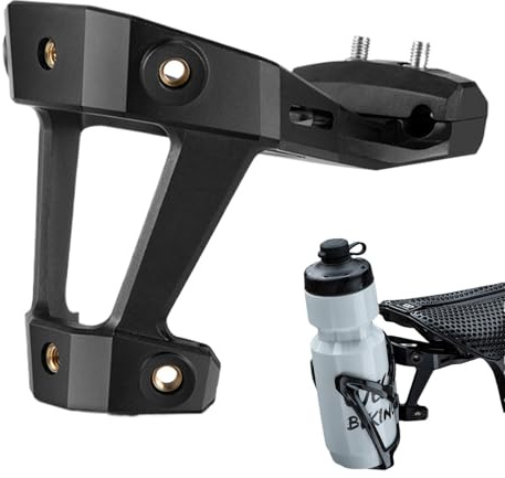 Flaschenadapter – 10,5x8,5x7,5cm Sattel Montage Flaschenhalter | Fahrrad Trinkflaschen Halter Adapter, Werkzeugfreie Zubehör, Stabile Befestigung Radfahren Outdoor Nutzung for Rennrad Pendeln