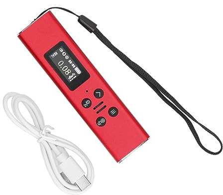 Rilevatore di radiazioni nucleari Contatore Geiger con display HD ad alta sensibilità Ricarica USB Monitor di radiazioni portatile per la sicurezza domestica Materiale ABS (Roja)
