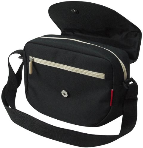 Klickfix Damen Lenkertasche Funbag, schwarz, 25 x 19 x 8cm, 0263S