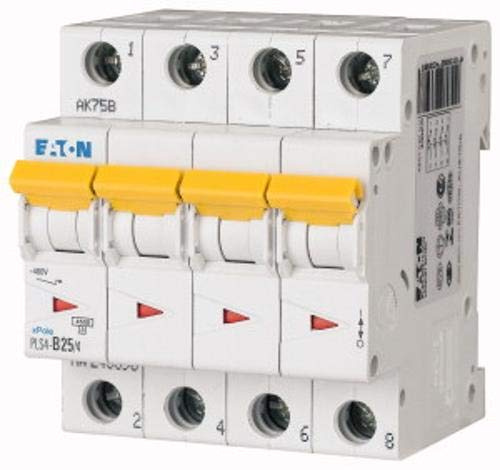Eaton 243424 - PLS4-C25/4 INT. MT 4,5KA 4P C 25A
