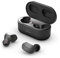 Belkin SoundForm True Wireless In-Ear-Kopfhörer (Bluetooth-Ohrhörer für iPhone, Geräte von Samsung u. Google, Touchbedienung, Ladecase, 24 Std. Abspielzeit, Geräuschisolierung, schweißfest) – Schwarz