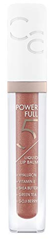 Catrice Power Full 5 Liquid Lip Balm, Nr. 080, Braun, feuchtigkeitsspendend, glättend, mit Vitaminen, glänzend, vegan, ohne Alkohol, ohne Parabene, ohne Mikroplastikpartikel, 1er Pack (4.5ml)