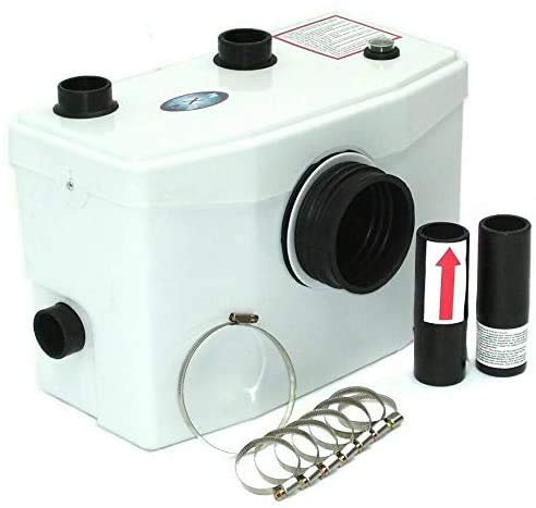 Hebeanlage Schmutzwasseranlage KLEINHEBEANLAGE 56212 Fäkalienpumpe 600W, WC, Dusche, Waschbecken, Abwasser Haushaltspumpe Sanitär