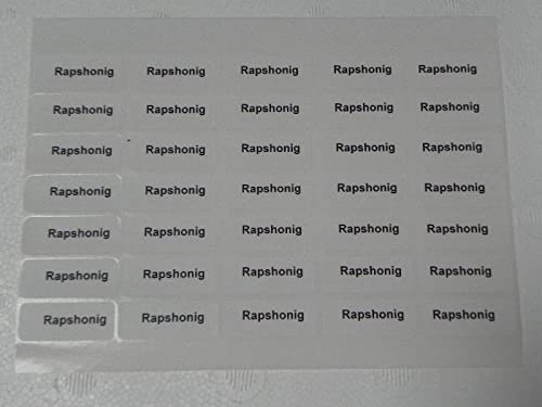 5x 105 St. Sorten-Etiketten -Rapshonig- (15 x35stk) Honigetikett Imker Imkerei (0,04€/Stk) Honigglasetiketten Honigetiketten