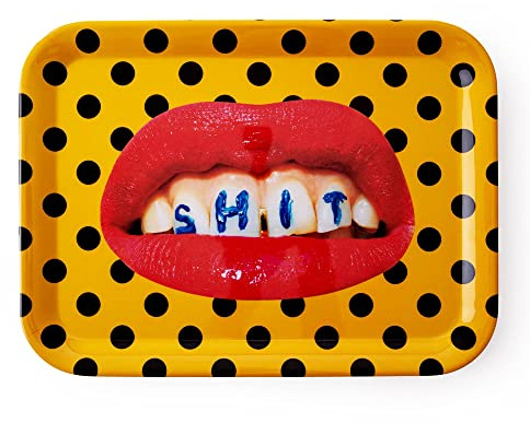Seletti Vassoio Shit | VASSOIO SHIT IN MELAMINA ART. 19032 – SELETTI TOILETPAPER YELLOWIronico, audace e sorprendentemente funzionale, il vassoio S