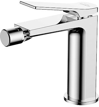 KOLMAN Bidetarmatur Bidetbatterie Chrom NERI Wasserhahn Bidetmischer Bidetbatterie
