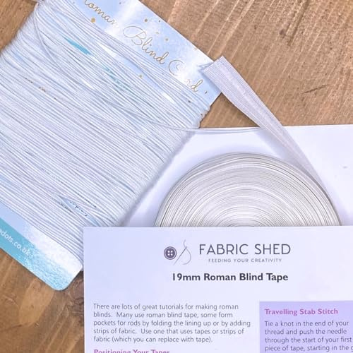 White Roman Blind Tape (10mtrs of tape + 24mtrs cord)